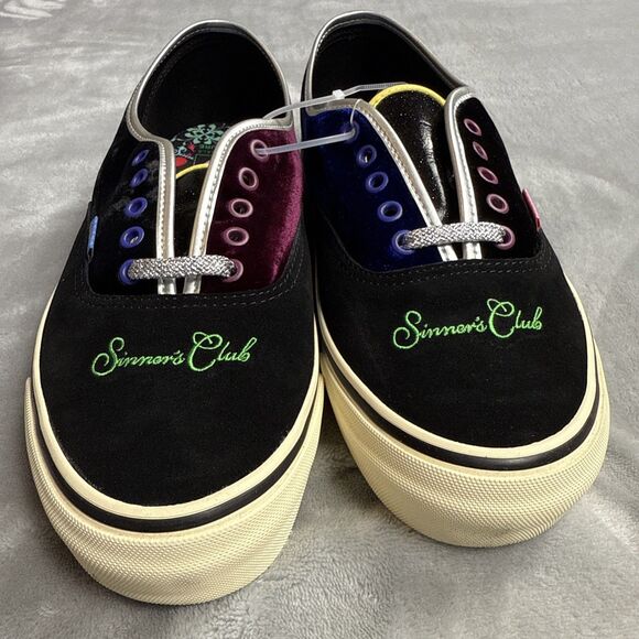 Vans x Feature Sinner’s Club Part II OG Authentic LX 10.5 Men / 12 Women Velvet - Picture 3 of 14